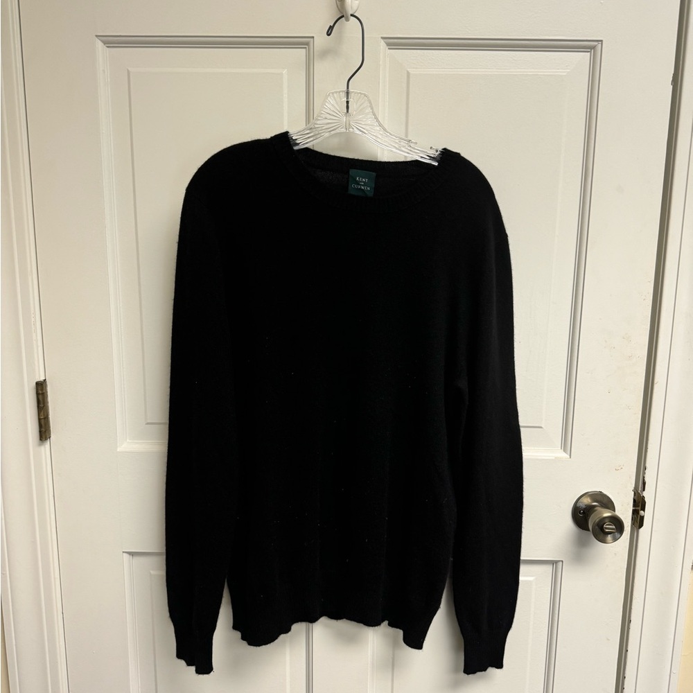 Men's Black Cashmere Sweater